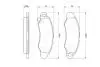 0986424804 Комплект тормозных колодок, дисковый тормоз BOSCH підбір по vin на Brocar