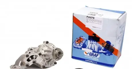 PA579 Помпа води Audi/Seat/VW 1.3/1.5/1.6/D/TD/1.7/1.8/1.9D/TD/TDI/SDI/2.0/E (B/B) (6 лоп) (з корпусом) GRAF підбір по vin на Brocar