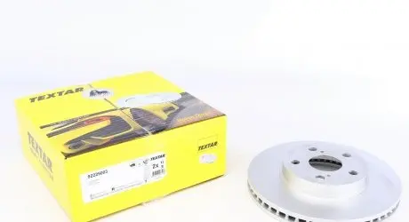 92225003 Диск тормозной (передний) Toyota Prius 08- (255x25) PRO TEXTAR підбір по vin на Brocar