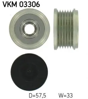 VKM03306 Шків генератора SKF підбір по vin на Brocar