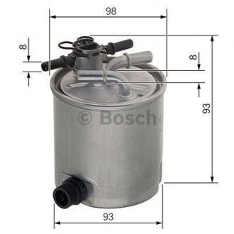 F026402072 Фильтр топлива BOSCH підбір по vin на Brocar