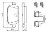 0986424528 Тормозные колодки к-кт. BOSCH підбір по vin на Brocar