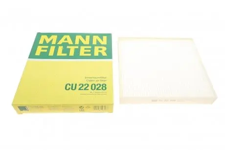 CU22028 Фільтр салону Renault Alaskan 4x4/Nissan Navara 16-/MB X-class (470) 17- MANN підбір по vin на Brocar