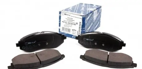 0252397417 Колодки гальмівні (передні) Daewoo Lanos (Akebono) MEYLE підбір по vin на Brocar