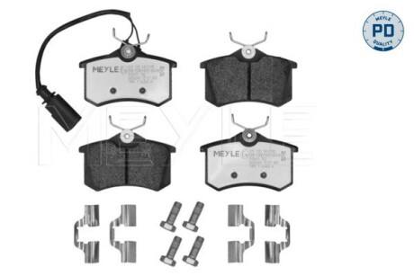 0252355417PD Комплект гальмівних колодок MEYLE підбір по vin на Brocar