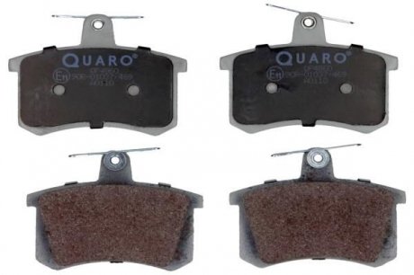 QP4860 Комплект тормозных колодок, дисковый тормоз QUARO підбір по vin на Brocar