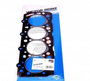 615225230 Прокладка ГБЦ Mitsubishi Pajero/Hyundai Porter 2.5TD 89-06 (4 метки) (1.55 mm) VICTOR REINZ подбор по vin на Brocar
