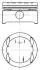 94637600 Поршень, комплект OPEL X16XE 1,6 16V KOLBENSCHMIDT підбір по vin на Brocar