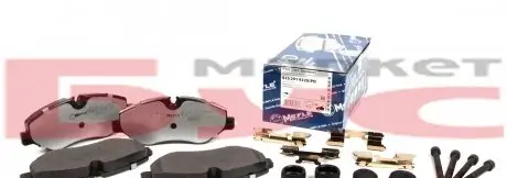 0252919220PD Колодки тормозные (передние) MB Sprinter (906) /Vito (W639) (Brembo) (Platinum) MEYLE подбор по vin на Brocar