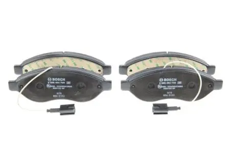 0986494798 К-т гальмівних колодок передн.Ducato,Citroen Jumper 06- BOSCH підбір по vin на Brocar