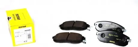 2156201 Колодки тормозные (передние) Nissan Juke/ Pulsar/ Tiida 07- (Sumitomo) TEXTAR подбор по vin на Brocar