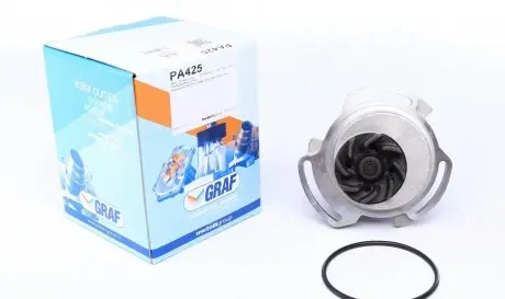 PA425 Помпа води Seat Cordoba/Ibiza/VW Golf/Polo 1.0i/1.3i/1.4i/1.6i 82-02 (30z) (B/B) (8 лоп) GRAF підбір по vin на Brocar