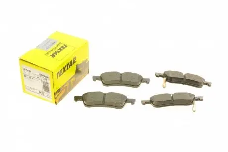 2505401 Колодки гальмівні (задні) Honda Civic IX 1.4-2.2D 12-(Teves) Q+ TEXTAR підбір по vin на Brocar