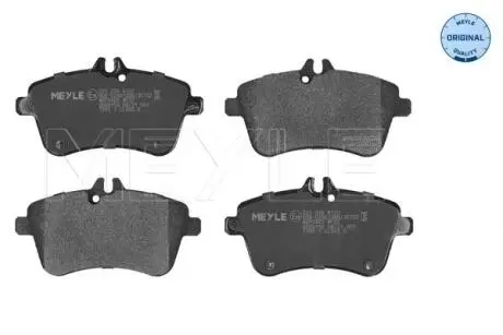 0252388120 Комплект тормозных колодок, дисковый тормоз MEYLE подбор по vin на Brocar