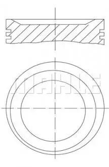 0117501 Поршень MAHLE / KNECHT підбір по vin на Brocar