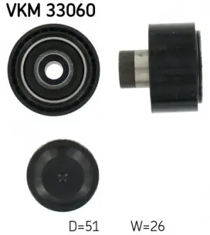 VKM33060 Ролик натяжн.Fiesta,Fusion,Citroen 1.6HDI SKF підбір по vin на Brocar