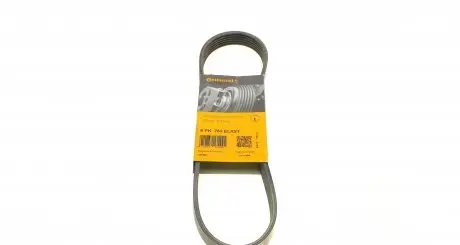6PK780ELAST Ремінь генератора Citroen C2/C3 1.4HDi 02-/C4/Peugeot 206 CC/207/307 1.6HDi 03-15 CONTITECH підбір по vin на Brocar