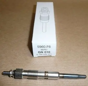 5960F6 Свічка розжарення Scudo/Expert/Berlingo/Partner 1.9D (DW8) PEUGEOT/CITROEN підбір по vin на Brocar