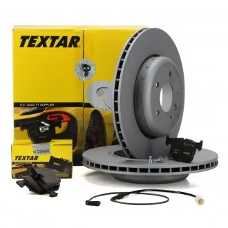 92182525 Диск гальмівний (задній) BMW 5 (E60/E61)/ 6 (E63) 03-10 (345x24) PRO+ TEXTAR підбір по vin на Brocar