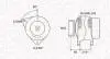 063731919010 ALTERNATOR FORD GALAXY 1,8 06- MAGNETI MARELLI підбір по vin на Brocar