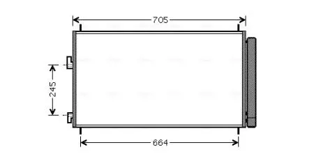 TO5410D КонденсорRAV4 All 11/05- (AVA) AVA COOLING подбор по vin на Brocar