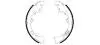 Колодки тормозные (задние) Toyota Hilux 05- (барабанные) (295x62) 91066300