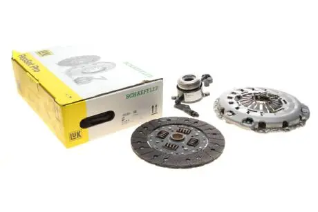 624314833 Комплект зчеплення MB Sprinter 2.2-2.7CDI -03, d=240mm (з вижимним) LUK підбір по vin на Brocar