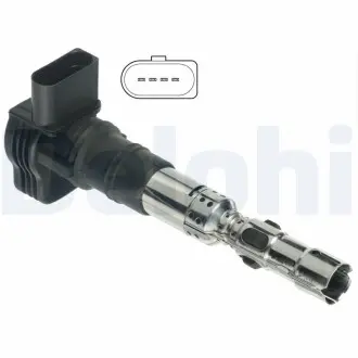 GN1070612B1 Катушка зажигания DELPHI GN10706-12B1 VW PHAETON, TOUAREG 02-06 DELPHI подбор по vin на Brocar