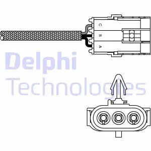 ES1099212B1 Лямбда-зонд DELPHI подбор по vin на Brocar