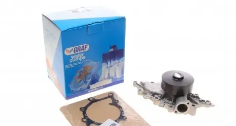 PA891 Помпа води Jeep Grand Cherokee II 2.7CRD 4x4 01-05 (B/B) (8 лоп) GRAF підбір по vin на Brocar