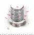 180021000821 Вкладыши коренные Ford Transit 2.0/2.4D 00- (+0.50) = 6021075000 NPR підбір по vin на Brocar
