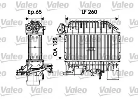 817698 Інтеркулер VALEO підбір по vin на Brocar