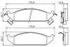 0986494313 Колодки пер. CHRYSLER STRATUS -01 BOSCH підбір по vin на Brocar
