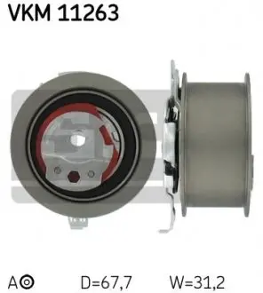 VKM11263 Ролик натяжной Golf,Passat,Tiguan AUDI, 2,0TDI 04-. SKF подбор по vin на Brocar