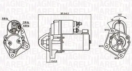 063721289010 Стартер MAGNETI MARELLI підбір по vin на Brocar