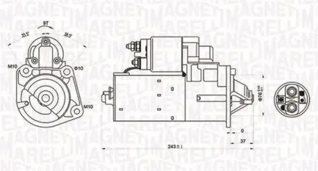 063720680010 Стартер MAGNETI MARELLI підбір по vin на Brocar