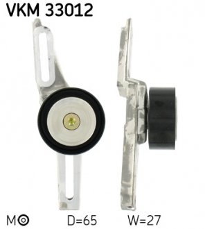 VKM33012 Натяжной ролик, поликлиновой ремень SKF подбор по vin на Brocar