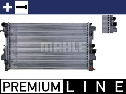 CR608000P Радиатор охлаждения MB Vito (W639) 03- (-/+AC) MAHLE / KNECHT підбір по vin на Brocar
