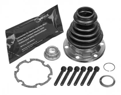 1004980042 Пильник ШРКШ (внутрішній) VW Caddy II 1.9TDI 96-03 (к-кт) MEYLE підбір по vin на Brocar