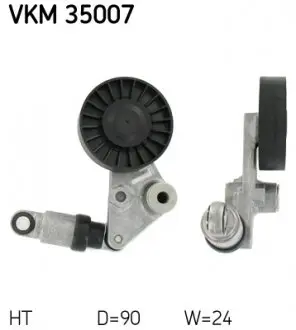 VKM35007 Натяжний ролик, поліклиновий ремінь SKF підбір по vin на Brocar