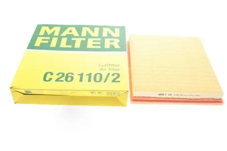 C261102 Фильтр воздушный MB E-class (W211)/G-class (W463) 4.0CDI 00- (OM628) MANN подбор по vin на Brocar