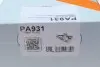 PA931 Помпа воды Mazda 323 1.5 16V/1.8 16V/1.6 94-04/MX-3 1.6 94-97/MX-5 1.8 98-05 (7 лоп) GRAF підбір по vin на Brocar