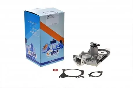 PA931 Помпа воды Mazda 323 1.5 16V/1.8 16V/1.6 94-04/MX-3 1.6 94-97/MX-5 1.8 98-05 (7 лоп) GRAF подбор по vin на Brocar