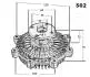VC502 Вентилятор радіатора MITSUBISHI PAJERO II 2.5D JAPANPARTS підбір по vin на Brocar