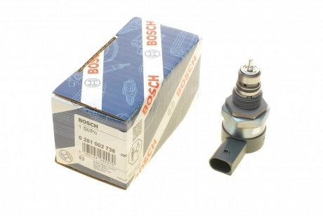 0281002738 Клапан редукционный рейки топливной BMW 3 (F30) 1.8D BOSCH подбор по vin на Brocar