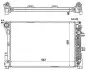 Радіатор охолодження Mercedes-benz DB E212 2.2 OM651 53968
