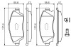 0986494510 Комплект гальмівних колодок, дискове гальмо BOSCH підбір по vin на Brocar