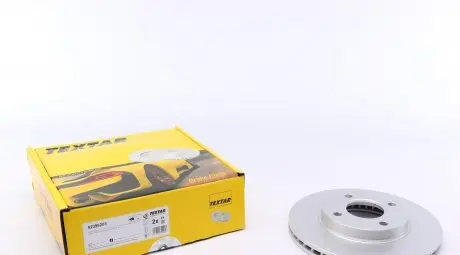 92096203 Диск тормозной (передний) Ford Fiesta 95-13/Focus 98-07 (258x22) PRO TEXTAR подбор по vin на Brocar