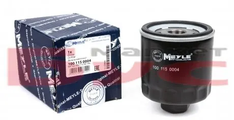 1001150004 Фільтр масляний VW Caddy II 1.4/1.6i / Golf IV/V/Seat MEYLE підбір по vin на Brocar