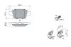 0986494030 Колодки гальмівні (задні) Fiat Bravo II 07-14/Stilo 01-08/Linea 07-/Multipla 99-10/Lancia Delta 08- BOSCH підбір по vin на Brocar